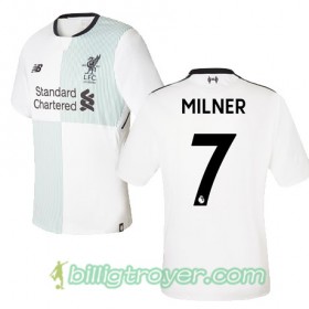 Billige Fotballdrakter Liverpool MILNER 7 Bortedraktsett 2017/18 Kortermet