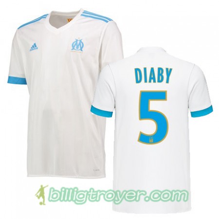Billige Fotballdrakter Olympique de Marseille ABOU DIABY 5 Hjemmedraktsett 2017/18 Kortermet