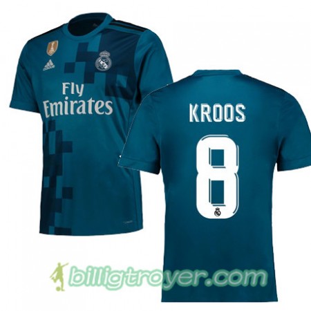 Billige Fotballdrakter Real Madrid KROOS 8 Tredjedraktsett 2017/18 Kortermet