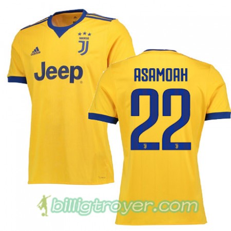 Billige Fotballdrakter Juventus ASAMOAH 22 Bortedraktsett 2017/18 Kortermet