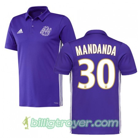 Billige Fotballdrakter Olympique de Marseille MANDANDA 30 Tredjedraktsett 2017/18 Kortermet