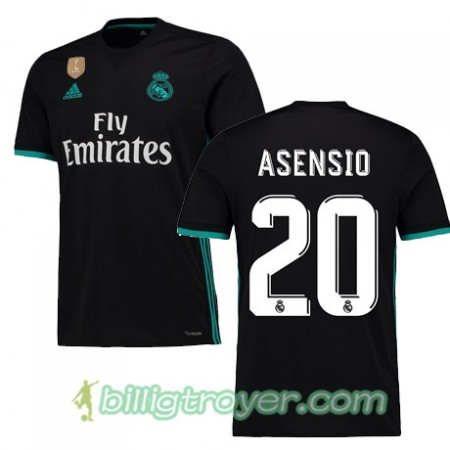 Billige Fotballdrakter Real Madrid Asensio 20 Bortedraktsett 2017/18 Kortermet