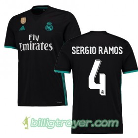 Billige Fotballdrakter Real Madrid SERGIO RAMOS 4 Bortedraktsett 2017/18 Kortermet