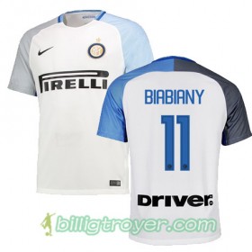 Billige Fotballdrakter Inter BIABIANY 11 Bortedraktsett 2017/18 Kortermet