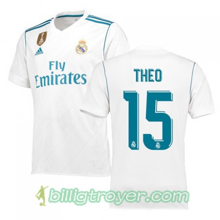 Billige Fotballdrakter Real Madrid THEO 15 Hjemmedraktsett 2017/18 Kortermet