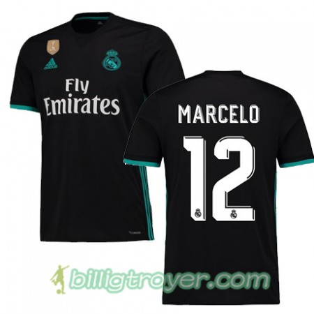 Billige Fotballdrakter Real Madrid MARCELO 12 Bortedraktsett 2017/18 Kortermet