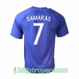 Billige Fotballdrakter Hellas GIORGOS SAMARAS Bortedraktsett 2016/17 Kortermet