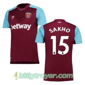 Billige Fotballdrakter West Ham United SAKHO Hjemmedraktsett 2017/18 Kortermet