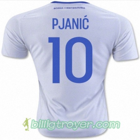 Billige Fotballdrakter Bosnia-Hercegovina PJANIC Bortedraktsett 2016/17 Kortermet