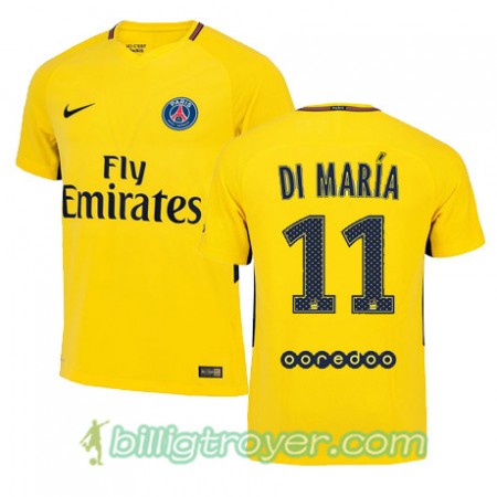 Billige Fotballdrakter Paris SG ANGEL DI MARIA 11 Bortedraktsett 2017/18 Kortermet