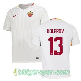 Billige Fotballdrakter AS Roma KOLAROV 13 Bortedraktsett 2017/18 Kortermet