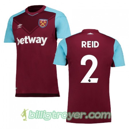Billige Fotballdrakter West Ham United REID Hjemmedraktsett 2017/18 Kortermet