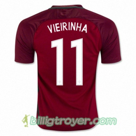 Billige Fotballdrakter Portugal VIEIRINHA Hjemmedraktsett Euro 2016