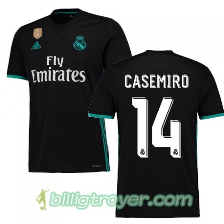 Billige Fotballdrakter Real Madrid CASEMIRO 14 Bortedraktsett 2017/18 Kortermet