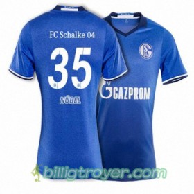 Billige Fotballdrakter FC Schalke 04 NUBEL 35 Hjemmedraktsett 2017/18 Kortermet