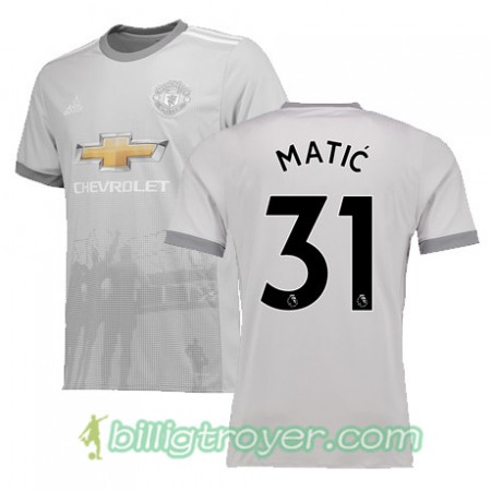 Billige Fotballdrakter Manchester United MATIC 31 Tredjedraktsett 2017/18 Kortermet