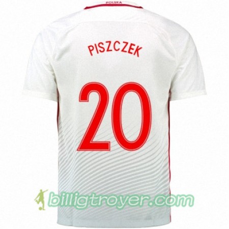 Billige Fotballdrakter Polen LUKASZ PISZCZEK Hjemmedraktsett Euro 2016