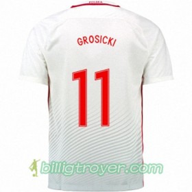 Billige Fotballdrakter Polen KAMIL GROSICKI Hjemmedraktsett Euro 2016