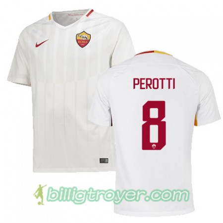 Billige Fotballdrakter AS Roma PEROTTI 8 Bortedraktsett 2017/18 Kortermet