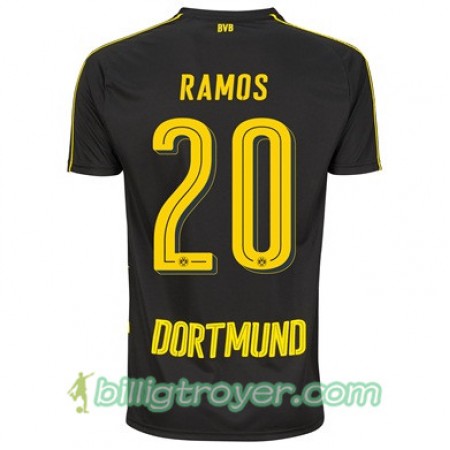 Billige Fotballdrakter Borussia Dortmund RAMOS 20 Bortedraktsett 2017/18 Kortermet