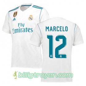 Billige Fotballdrakter Real Madrid MARCELO 12 Hjemmedraktsett 2017/18 Kortermet