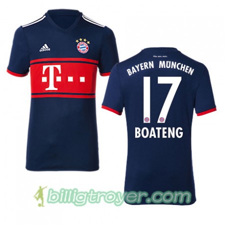 Billige Fotballdrakter FC Bayern München BOATENG 17 Bortedraktsett 2017/18 Kortermet