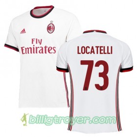 Billige Fotballdrakter AC Milan LOCATELLI 73 Bortedraktsett 2017/18 Kortermet