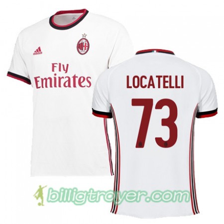 Billige Fotballdrakter AC Milan LOCATELLI 73 Bortedraktsett 2017/18 Kortermet
