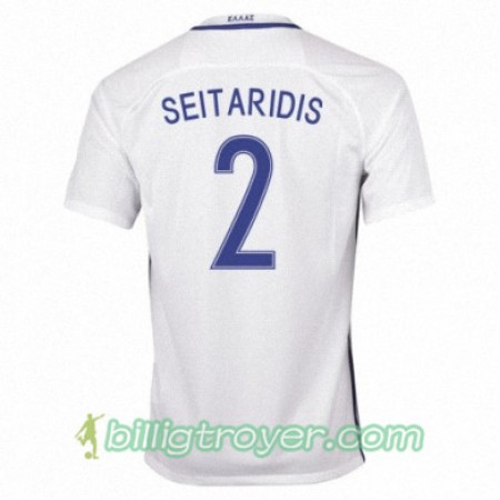 Billige Fotballdrakter Hellas GIOURKAS SEITARIDIS Hjemmedraktsett 2016/17 Kortermet