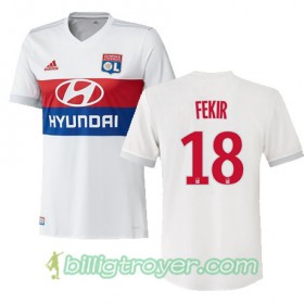 Billige Fotballdrakter Olympique Lyonnais NABIL FEKIR 18 Hjemmedraktsett 2017/18 Kortermet