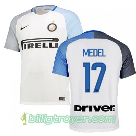 Billige Fotballdrakter Inter MEDEL 17 Bortedraktsett 2017/18 Kortermet