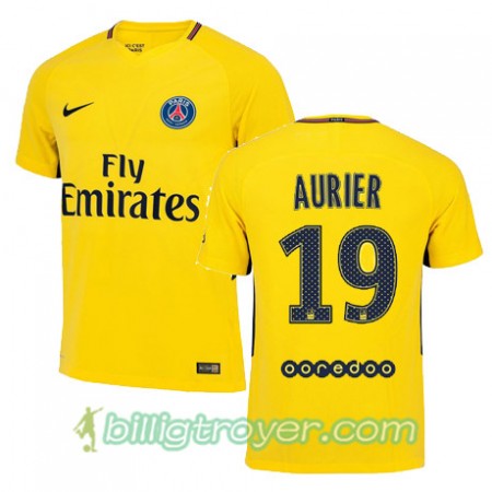Billige Fotballdrakter Paris SG SERGE AURIER 19 Bortedraktsett 2017/18 Kortermet