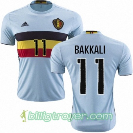 Billige Fotballdrakter Belgia ZAKARIA BAKKALI Bortedraktsett Euro 2016