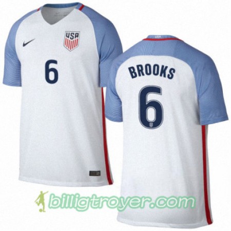 Billige Fotballdrakter USA JOHN BROOKS Hjemmedraktsett 2016/17 Kortermet
