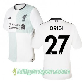 Billige Fotballdrakter Liverpool ORIGI 27 Bortedraktsett 2017/18 Kortermet