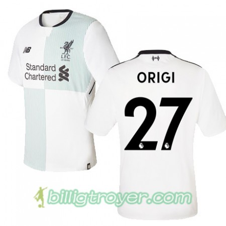 Billige Fotballdrakter Liverpool ORIGI 27 Bortedraktsett 2017/18 Kortermet