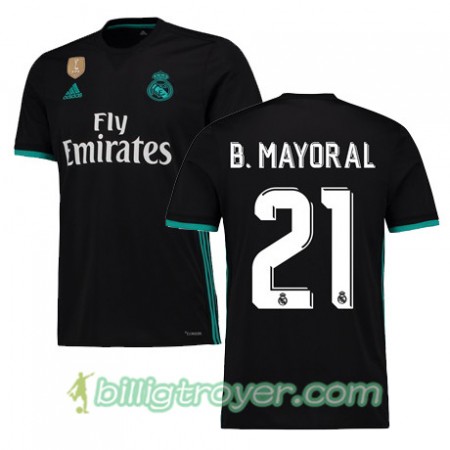 Billige Fotballdrakter Real Madrid BORJA MAYORAL 21 Bortedraktsett 2017/18 Kortermet