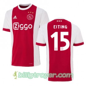 Billige Fotballdrakter AFC Ajax CAREL EITING 15 Hjemmedraktsett 2017/18 Kortermet