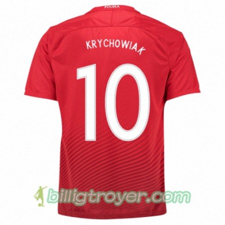 Billige Fotballdrakter Polen GRZEGORZ KRYCHOWIAK Bortedraktsett Euro 2016