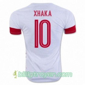 Billige Fotballdrakter Sveits GRANIT XHAKA Bortedraktsett Euro 2016