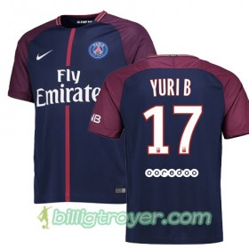 Billige Fotballdrakter Paris SG YURI BERCHICHE 17 Hjemmedraktsett 2017/18 Kortermet