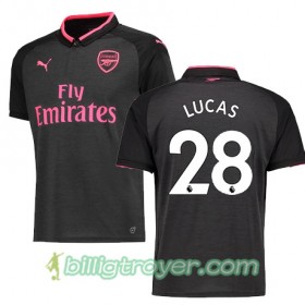 Billige Fotballdrakter Arsenal LUCAS 28 Tredjedraktsett 2017/18 Kortermet