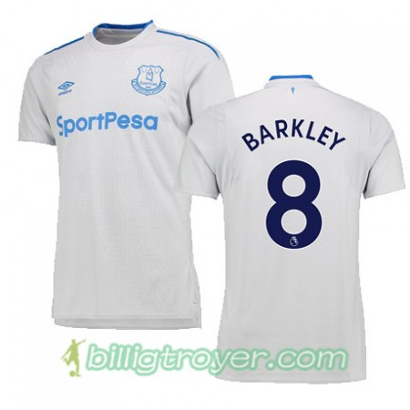 Billige Fotballdrakter Everton BARKLEY Bortedraktsett 2017/18 Kortermet