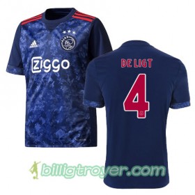 Billige Fotballdrakter AFC Ajax Matthijs de Ligt 4 Bortedraktsett 2017/18 Kortermet