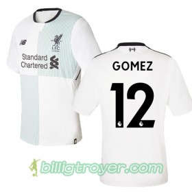 Billige Fotballdrakter Liverpool GOMEZ 12 Bortedraktsett 2017/18 Kortermet