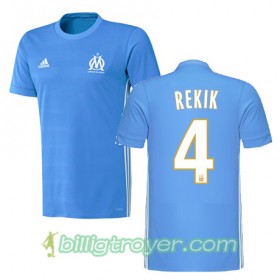 Billige Fotballdrakter Olympique de Marseille KARIM REKIK 4 Bortedraktsett 2017/18 Kortermet