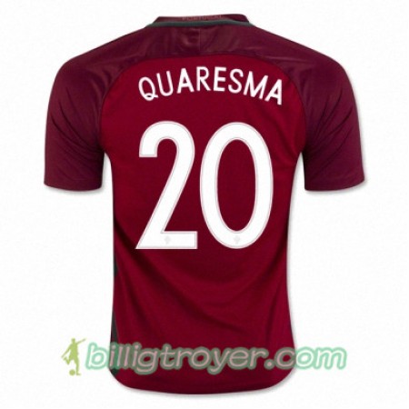 Billige Fotballdrakter Portugal RICARDO QUARESMA Hjemmedraktsett Euro 2016