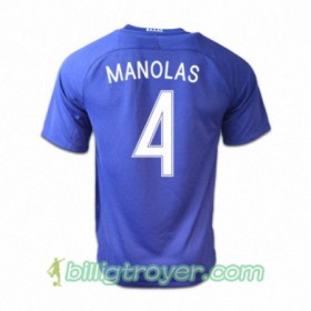 Billige Fotballdrakter Hellas KOSTAS MANOLAS Bortedraktsett 2016/17 Kortermet