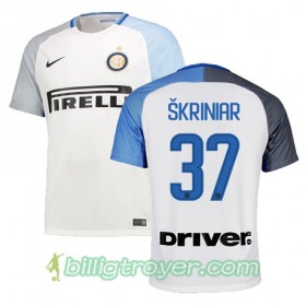 Billige Fotballdrakter Inter SKRINIAR 37 Bortedraktsett 2017/18 Kortermet