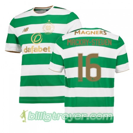 Billige Fotballdrakter Celtic FC GARY MACKAY STEVEN Hjemmedraktsett 2017/18 Kortermet